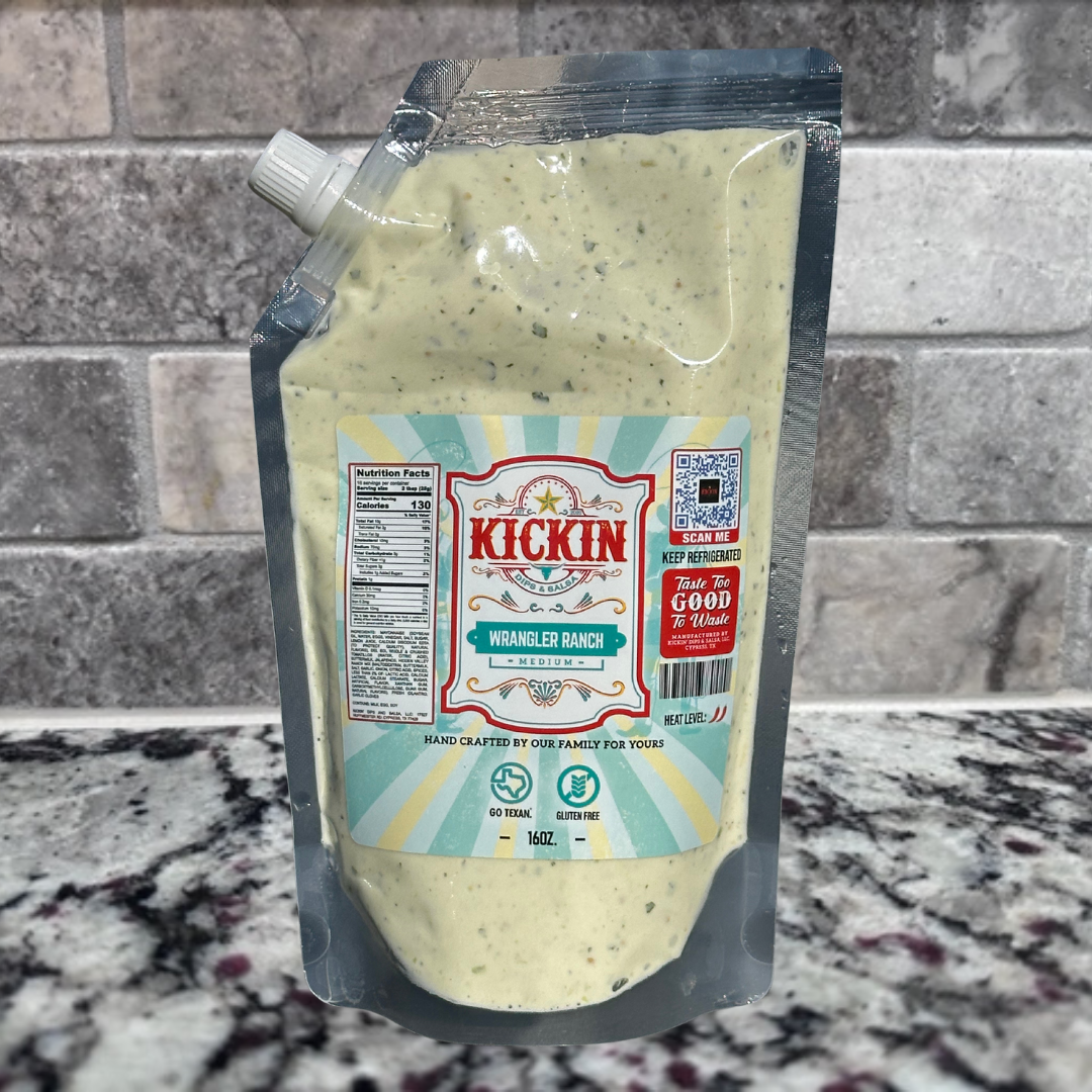 Kickin Ranch Label Wrangler Ranch – Kickin Dips and Salsa, LLC